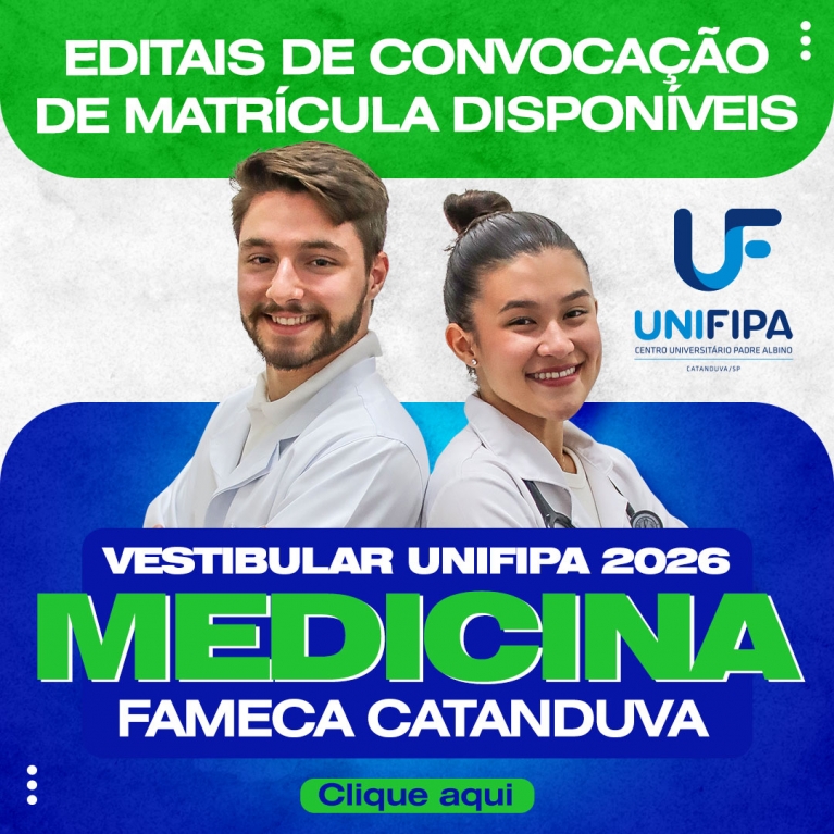 Vestibular Medicina UNIFIPA 2026