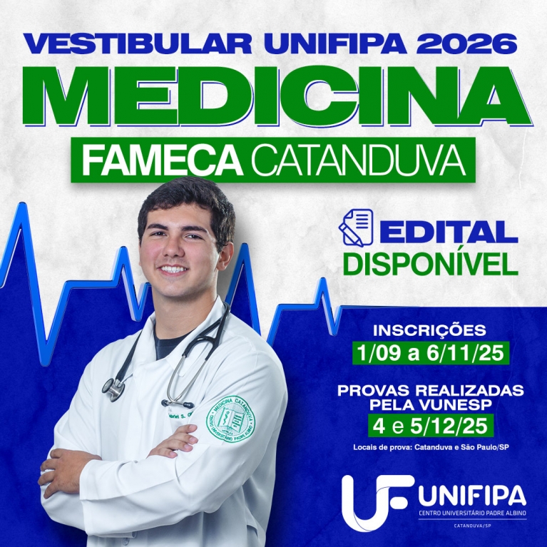 Vestibular Medicina UNIFIPA 2026