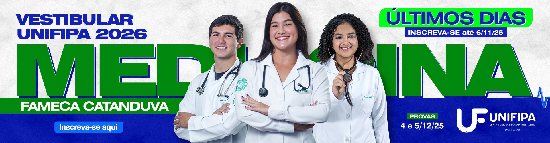 Vestibular Medicina UNIFIPA 2026