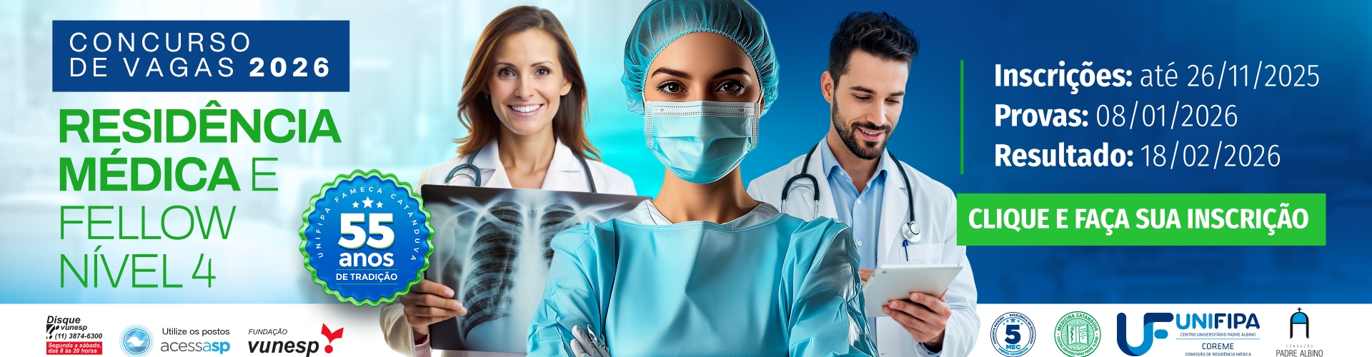 Edital para o Processo Seletivo Residência Médica/2026
