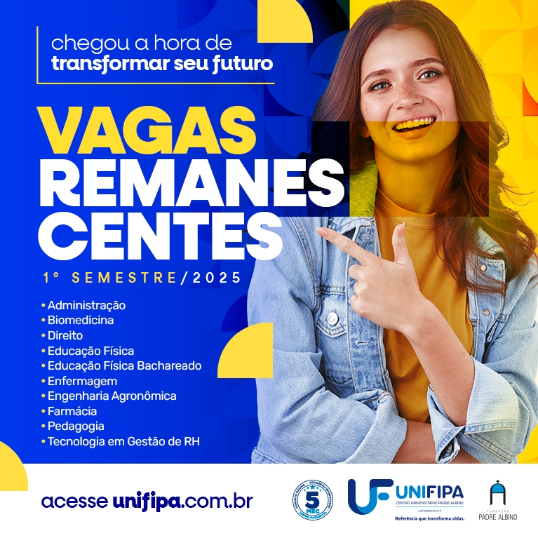 Vagas Remanescentes 1º Semestre 2025